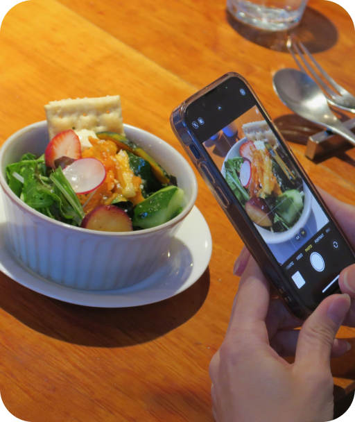 拍攝餐點